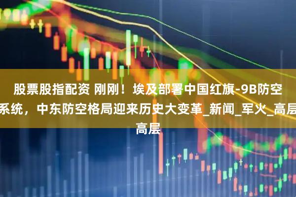 股票股指配资 刚刚！埃及部署中国红旗-9B防空系统，中东防空格局迎来历史大变革_新闻_军火_高层